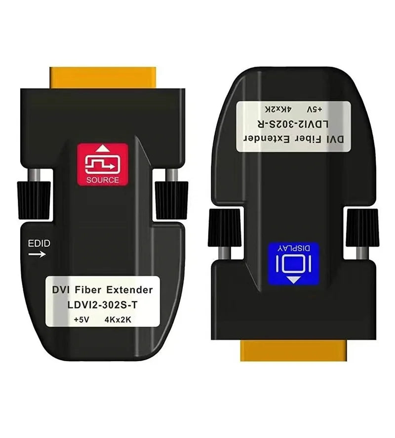 Convertidor DVI a Fibra 4K2K@30Hz