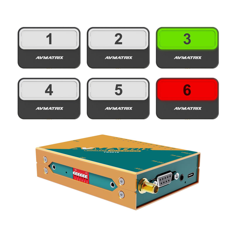 AV Matrix TS3019 (Sistema Tally multicámara inalámbrico)
