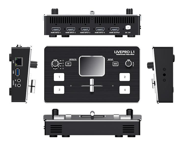 Feelworld LIVEPRO L1 Multiformat Video Mixer Switcher